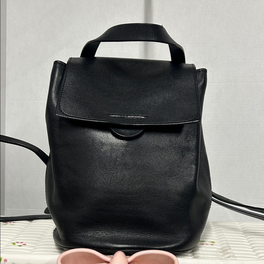 Whistles Sleek Black Backpack